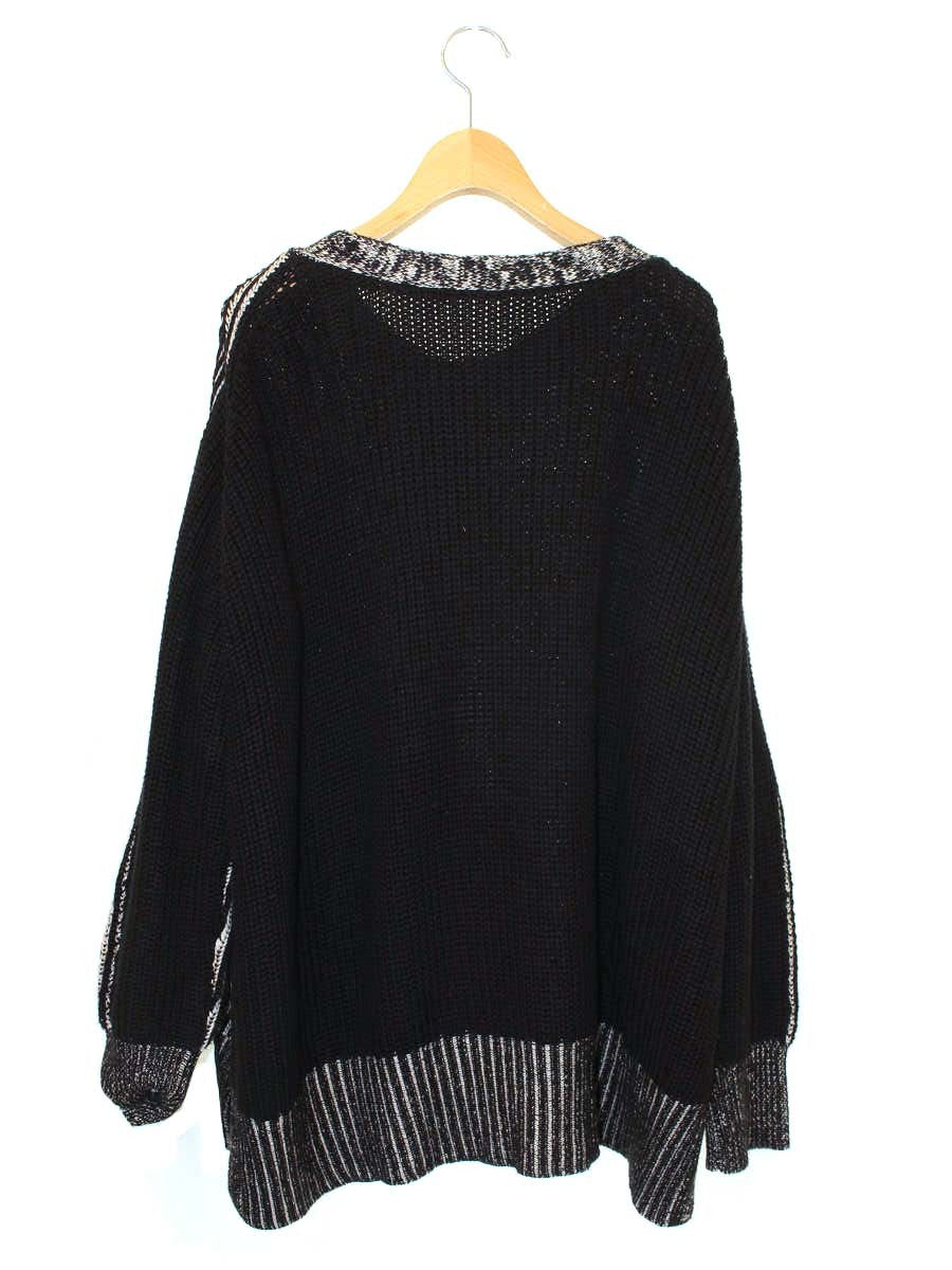 オズモーシス 599010-916K カーディガン F ブラック ニット ITQL9CYO50O4