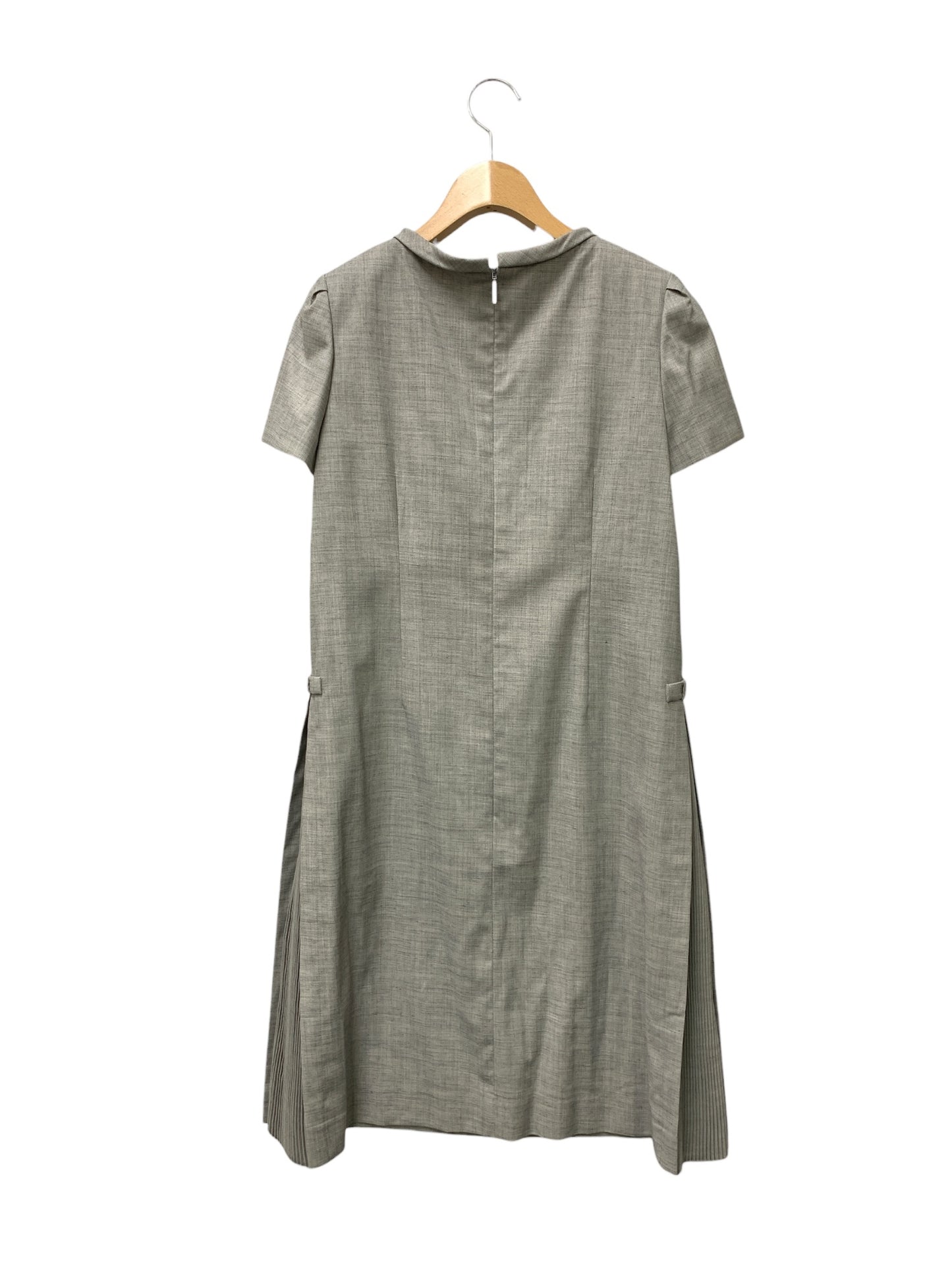 ルネ 5626110 ワンピース 34 グレー サイドプリーツ ITKP9CAARNPF