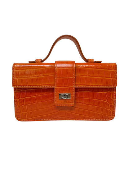 フォクシーブティック ハンドバッグ Bag Wallet Clutch 38693 オレンジ IT113KHKE80M