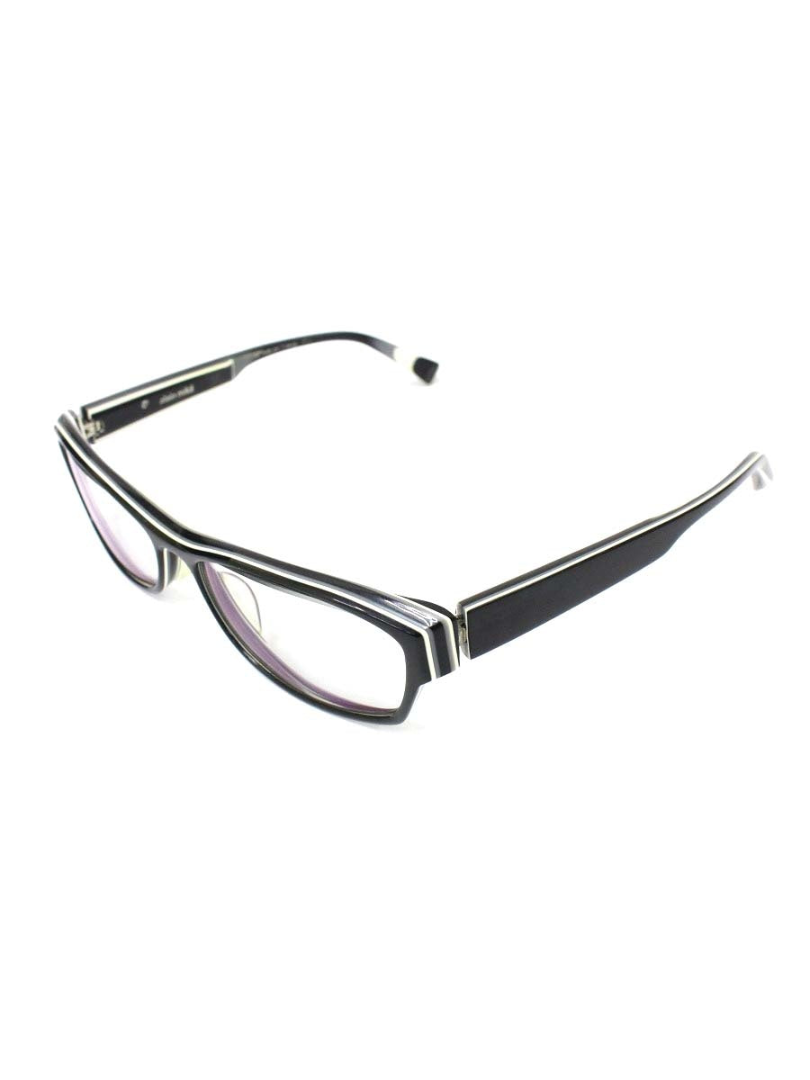アランミクリ A01269 3090 メガネ 眼鏡 ブラック セルフレーム フルリム スクエア ITEAU0CJ52N6