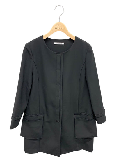 フォクシーニューヨーク コート マットストレッチグログラン 33734 40 ブラック IT9NTVO5W538