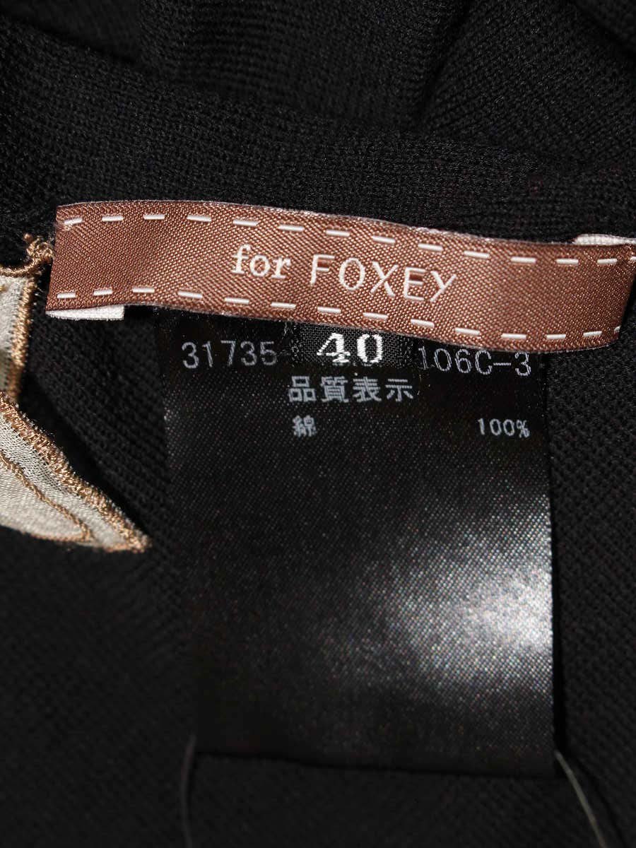 デイジーリン for フォクシー カーディガン シアーボレロ 31735 40 ブラック ITNL52IO7E7Q 【SALE】