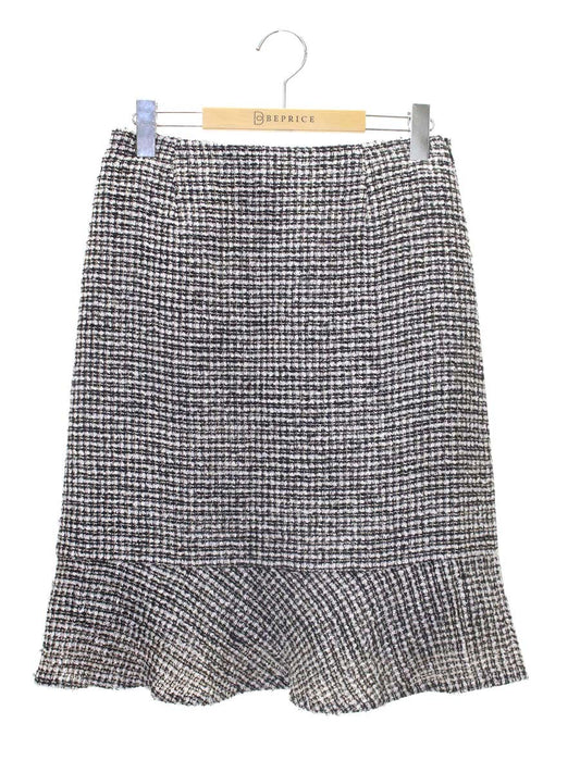 エムズグレイシー 827555 スカート 40 ホワイト ツイード IT0H7NJSN5AE