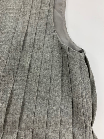 フォクシーブティック Side Pleat Dress 44690 ワンピース 42 グレー IT80QNMADUBG