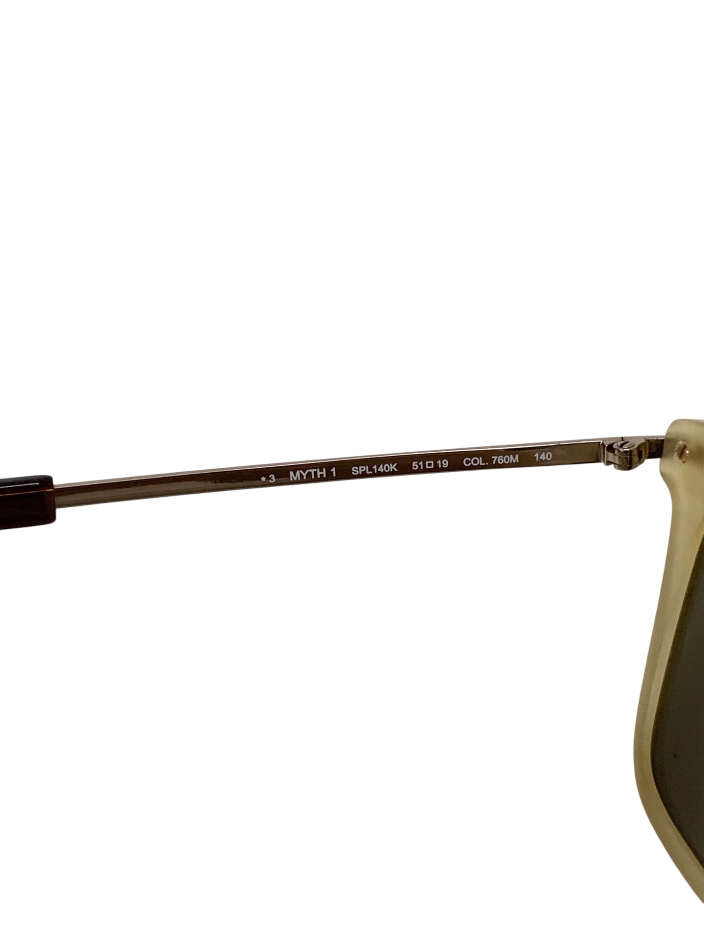 ポリス MYTH1 SPL140K サングラス ベージュ コンビフレーム ボストン ITHLVNR9PVVA