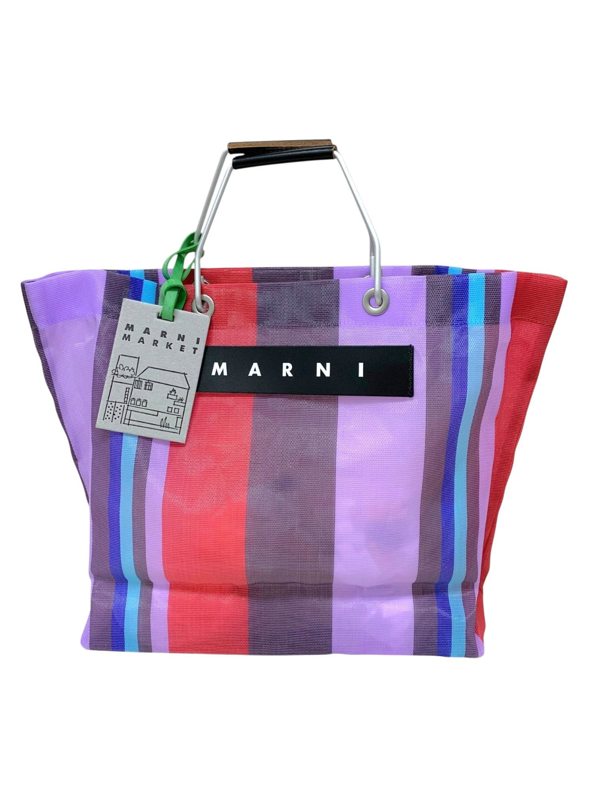 マルニ MARNI MARKET ストライプバッグ SHMHR08A01 TN296 STB56 ロイヤル ITKYQ3SXKK64