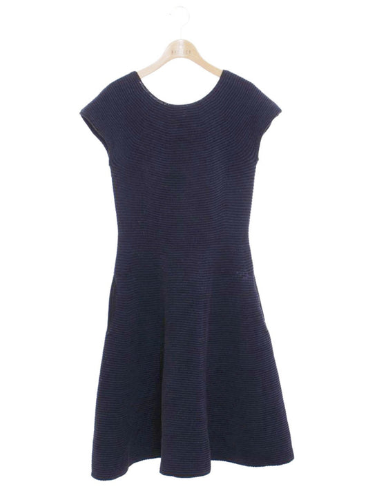フォクシーブティック Knit Dress Millie 35102 ワンピース 42 ネイビー ITQMDUEBPX4G