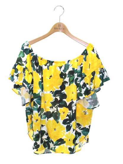 グレースクラス ボタニカルドレープトップ 0221241146 36 イエロー IT1QG3XKT5X8 【SALE】