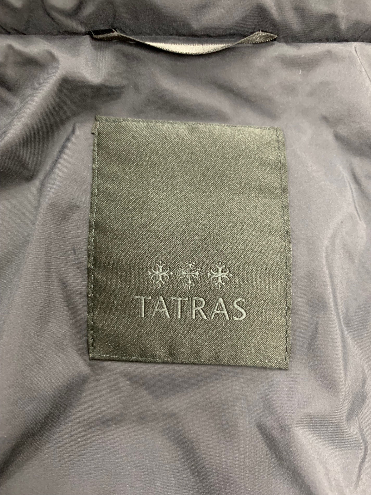 タトラス セラミカ LTA9SH4492 ダウンコート 02 ネイビー ナイロン  ファー IT5WXYLK50O0