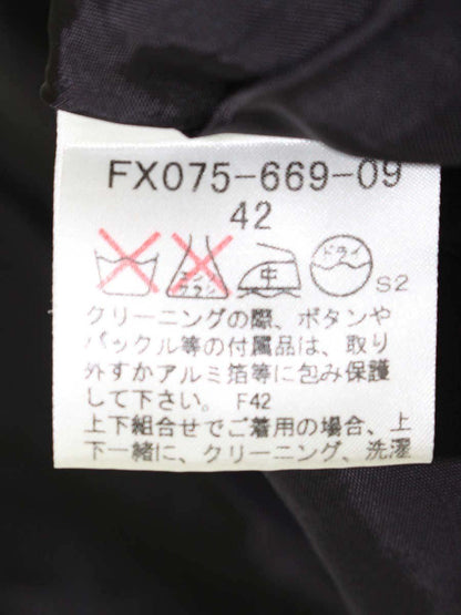 バーバリーロンドン FX075-669-09 スカート 42 ブラック ベルトデザイン アシンメトリー 三陽商会 ITG71KWC6L2C 【SALE】