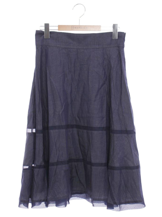 トゥービーシック W5S15-772-29 スカート 42 ネイビー デニムライク IT74H65A2KXK 【SALE】