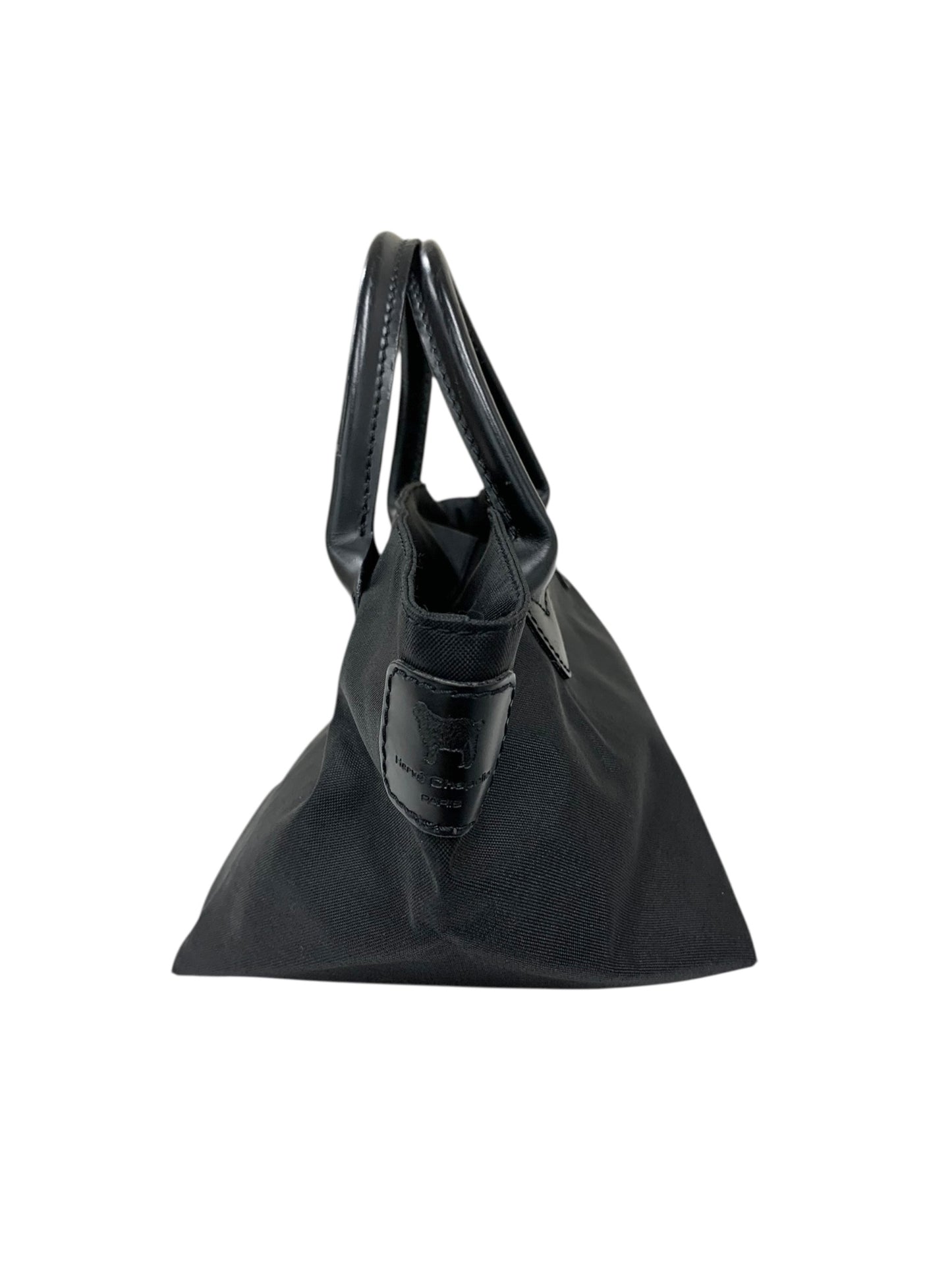 エルベシャプリエ トートバッグ ブラック 舟型 羊タグ スモール ITO8TW7T11B0