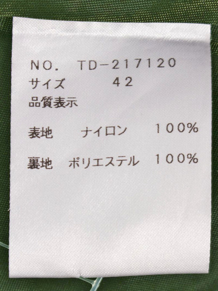 エムズグレイシー ナイロンタフタタックフレアースカート 217120 42 グリーン ITEQYFEOE7S7