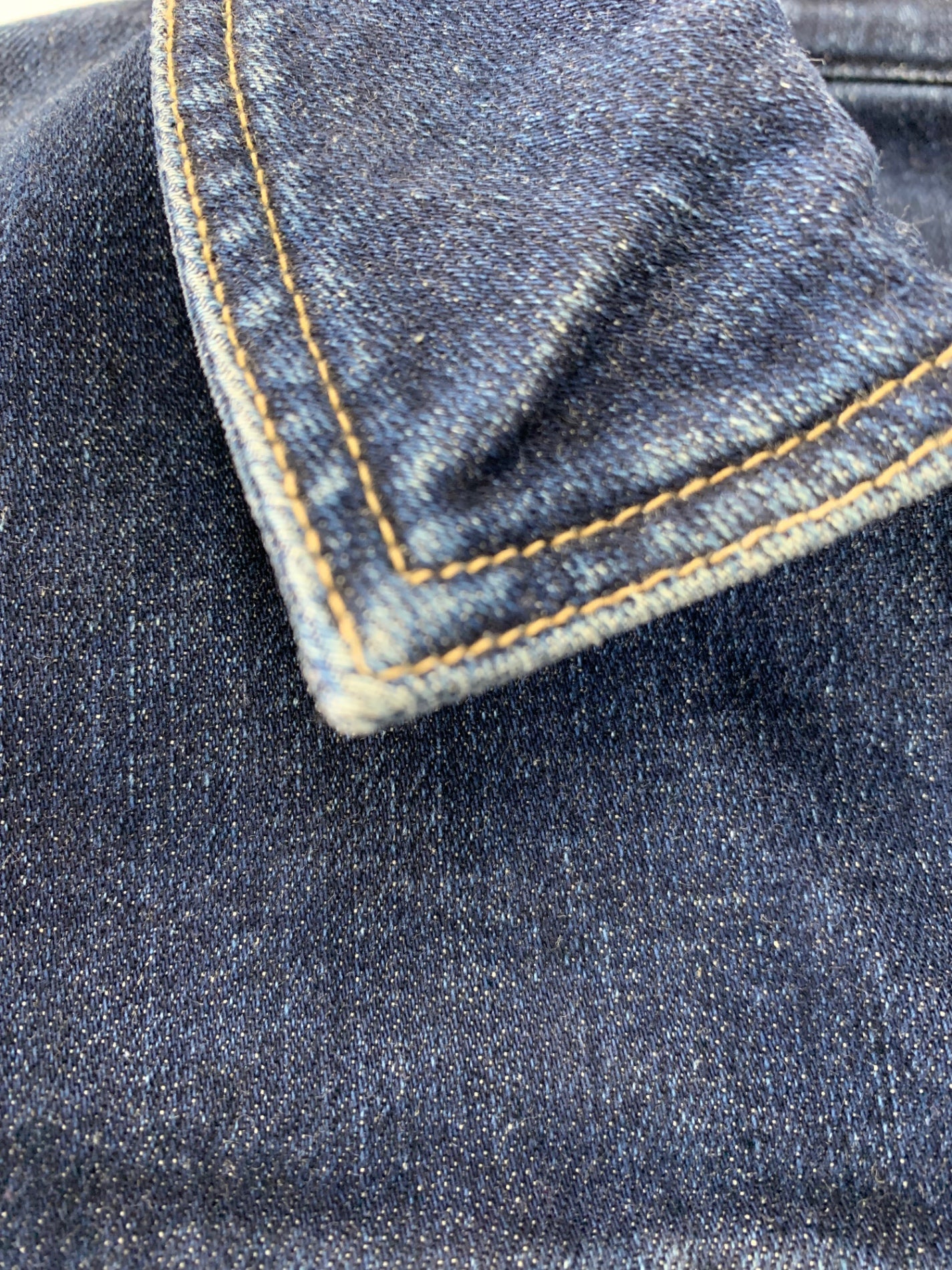 エムズグレイシー 914517 デニムジャケット 38 ネイビー パールボタン IT4OCWFAL5JI