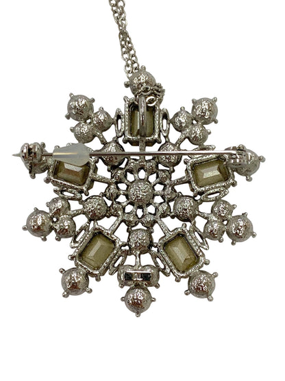 デイジーリン Power Stone Brooch & Necklace (Champagne Apricot) ペンダント ブローチ シルバー 2way ストーン パール ITTZFSBSWDVW