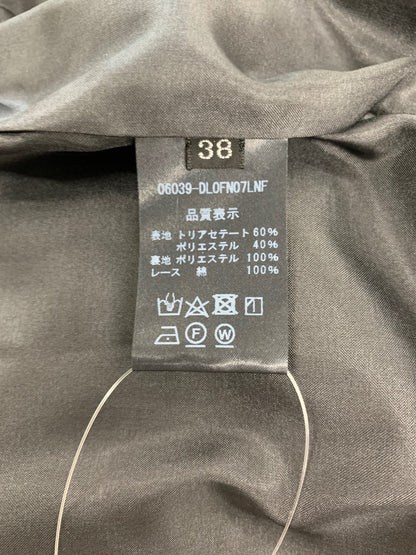 デイジーリン ベルト付き Dress Elegant Audrey 06039 ワンピース 38 ブラック ITWGHKLGRZKG