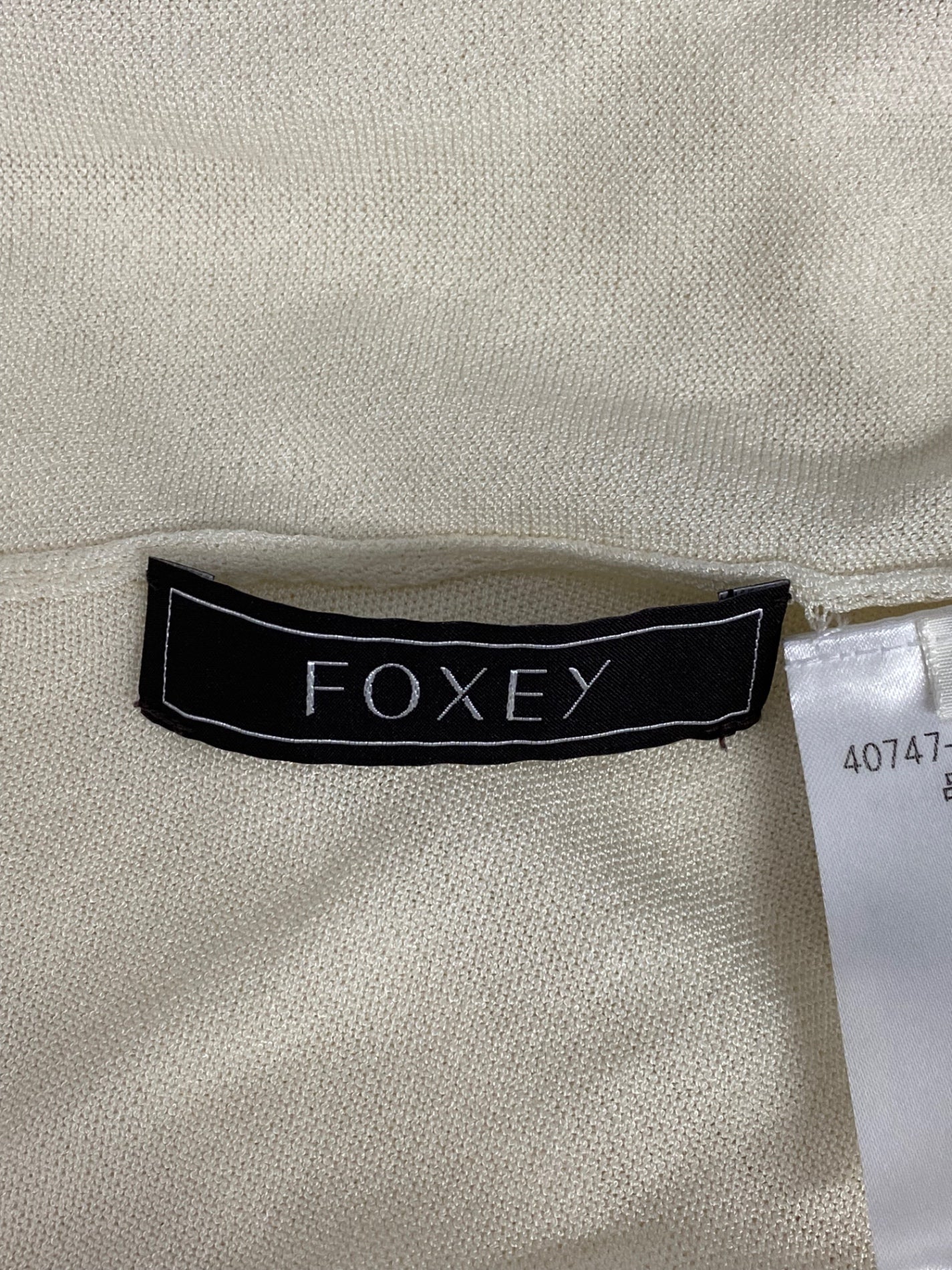 フォクシーブティック Cardigan Dalman Sheer 40747 カーディガン 38 ホワイト ITJ2G9FNJCVM 【SALE】