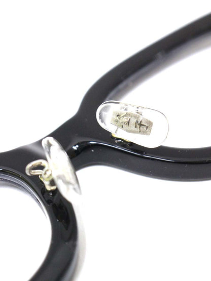 金子眼鏡 KC-62 メガネ ブラック セルフレーム スクエア ITS648TB2529