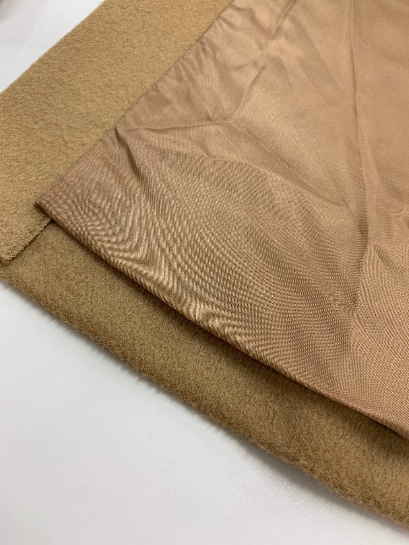 アナイ 17027-42-83-360 コート 36 キャメル ウール フォックスファー IT43B67BDK4Y