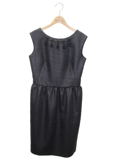 ルネ 6636180 ワンピース 34 ブラック ビジュー IT0HIQR13HG4 【SALE】