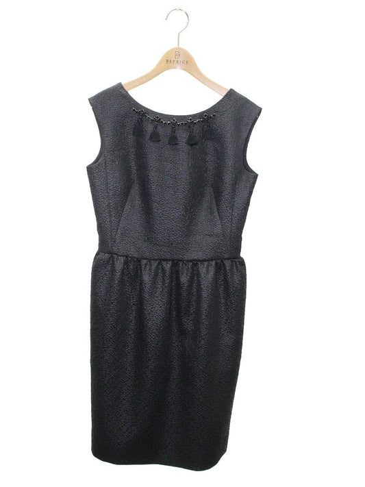 ルネ 6636180 ワンピース 34 ブラック ビジュー IT0HIQR13HG4 【SALE】