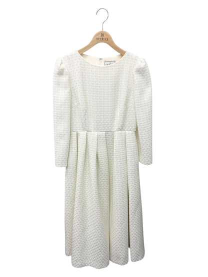 セブンテンバイミホカワヒト 5A504 ワンピース M アイボリー タックフレア ITFZICTJIYEV