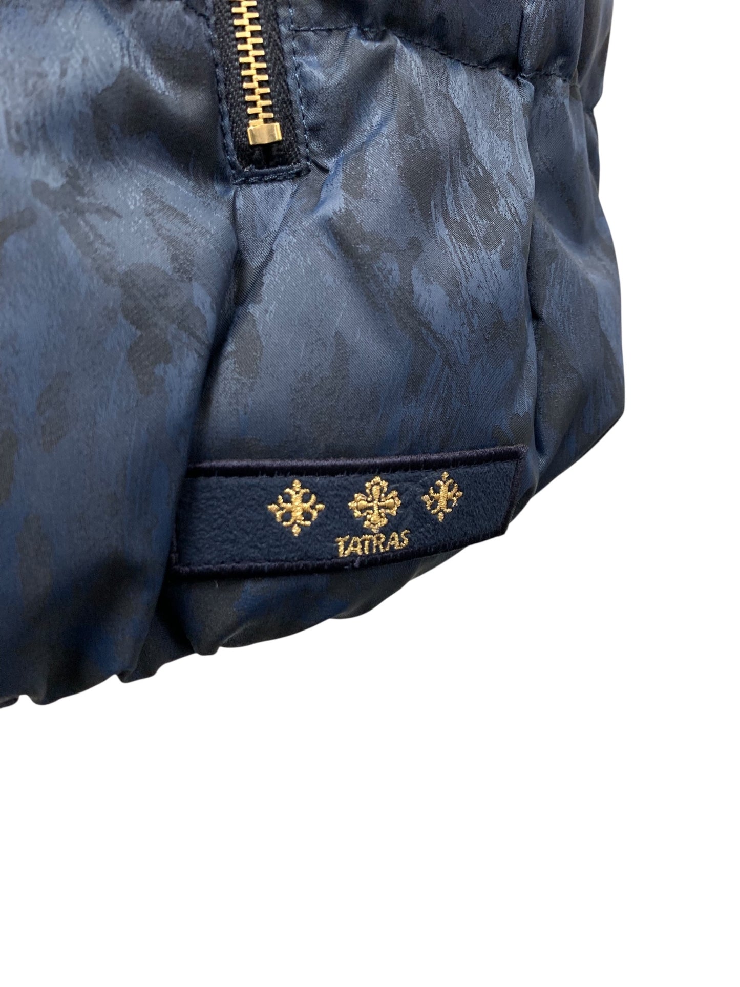 タトラス LTA16A4511 ダウンベスト 04 ネイビー ラクーンファー ITN9OOBXVK5O