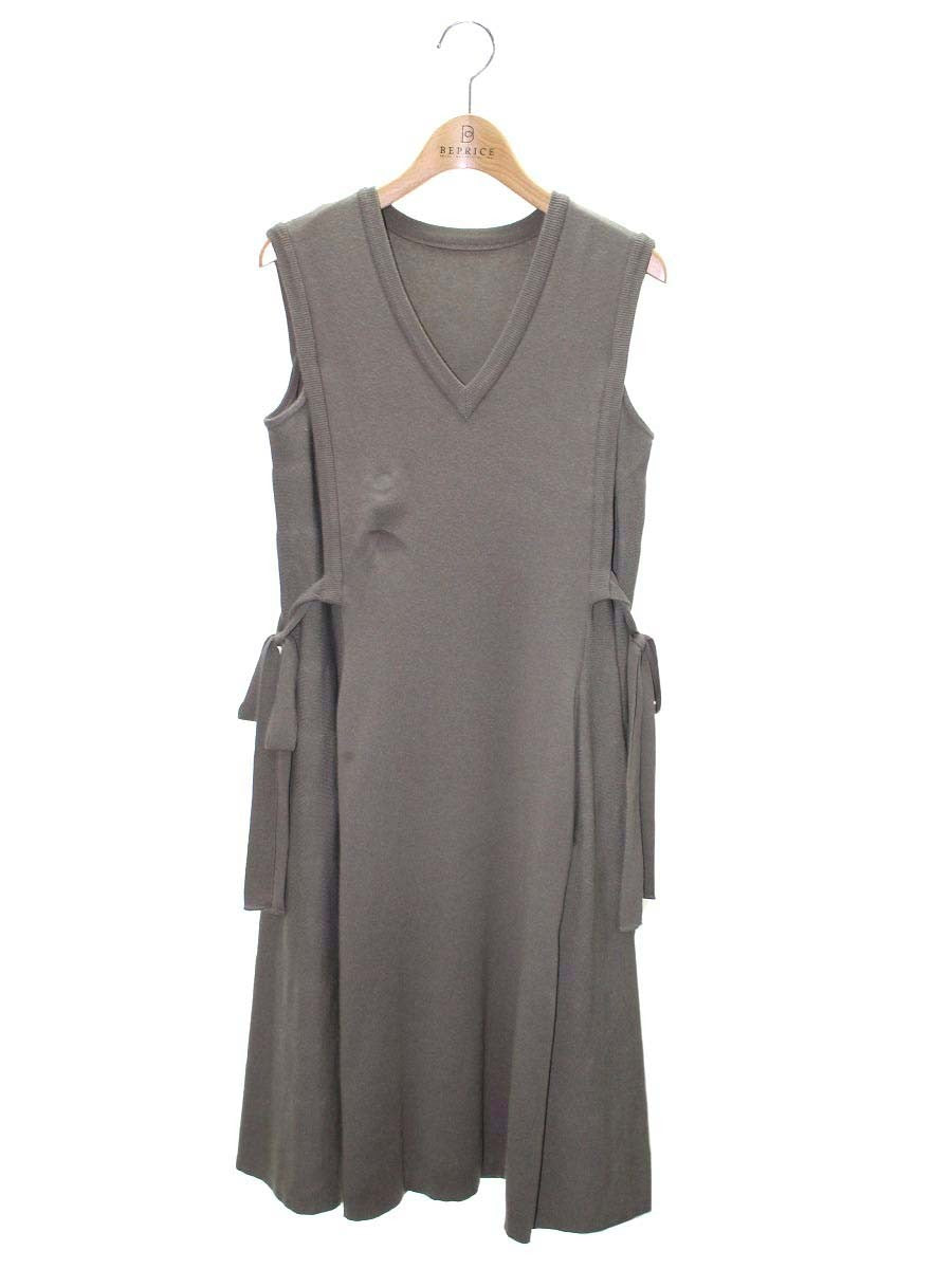 フォクシーブティック Knit Dress 38307 ワンピース 40 グレージュ ITV3G00ERWIK