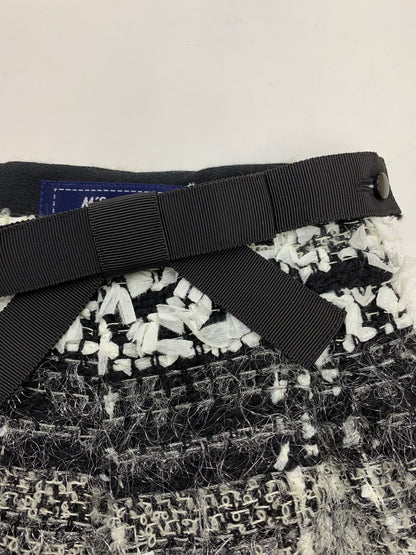 エムズグレイシー 017536 スカート 36 ブラック ゴージャスツイード ITQDGVEFDTSM 【SALE】