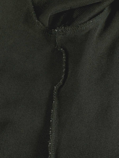 フォクシーブティック 17806 ニットセーター サイズ表記なし ブラック タートルネック 半袖 ロゴプレート ITAGXNN5ZR3C