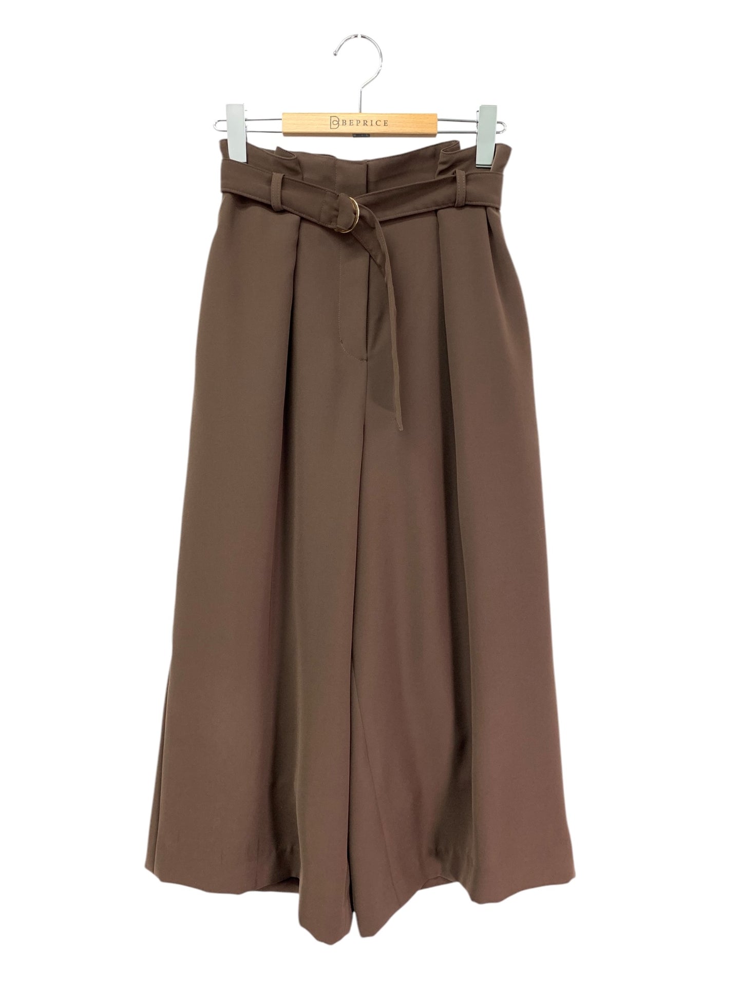 エムズグレイシー 016506 ワイドパンツ 36 ブラウン ITD035G0IZNG