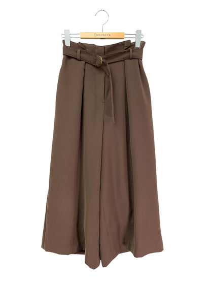 エムズグレイシー 016506 ワイドパンツ 36 ブラウン ITD035G0IZNG