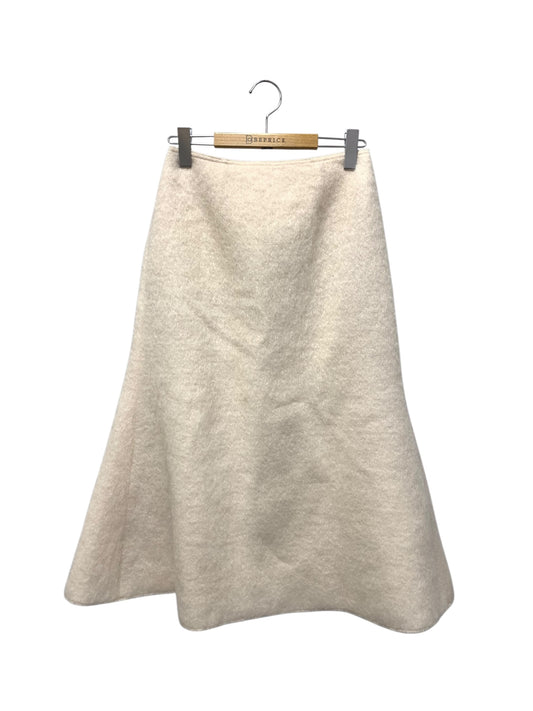 ヨリ YR2123-092AW スカート 38 ベージュ ウール モヘヤ混 フレア IT7V5CQO45YO 【SALE】