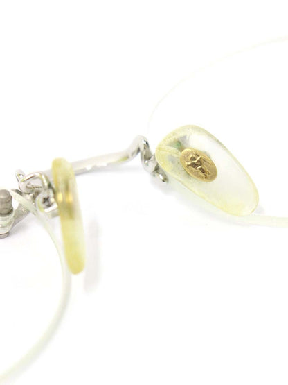 バーバリーズ 742 メガネ 透明/ブラック マーブル リムレス ITC9I4D36SL9