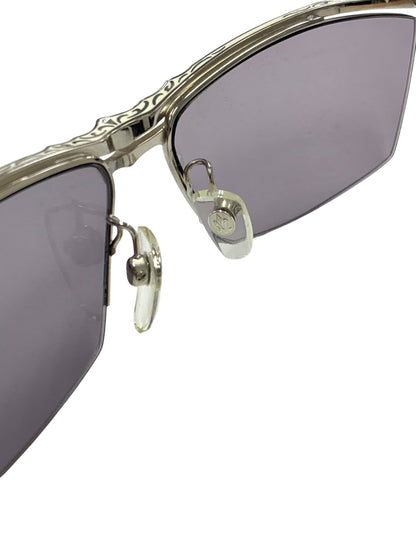 ロズヴィー 209251603 サングラス ホワイト 本数限定100本 メタルフレーム ハーフリム スクエア IT7VEAF091YD