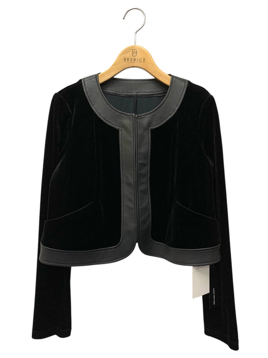 ベロアノワール by フォクシーニューヨーク 35318 ジャケット 40 ブラック VELOUR JACKET ITLYN7235ZA2
