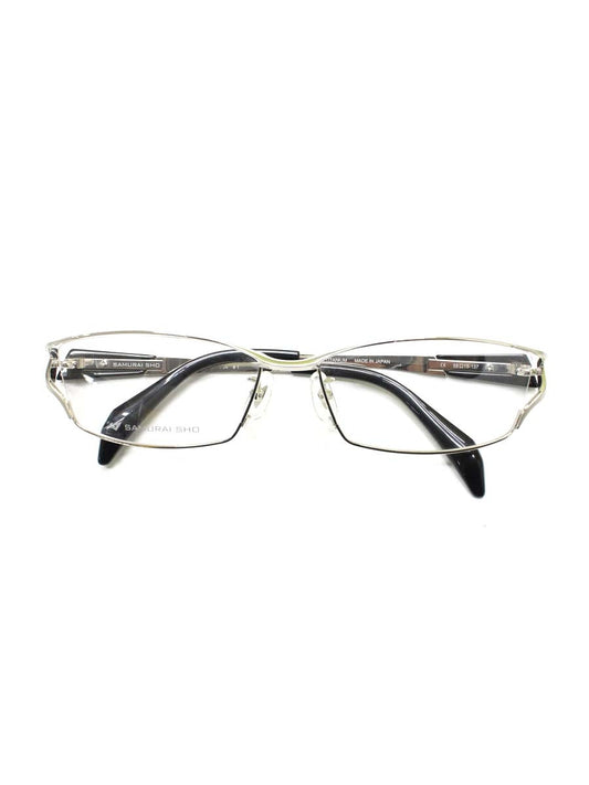 サムライ翔 SS-J34 メガネ シルバー メタルフレーム スクエア IT675DI262YO