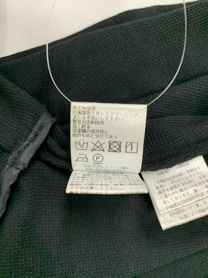 エムズグレイシー ギャザー襟シアーケープ 414302 カーディガン 36 ブラック ITXZD98LBFNS