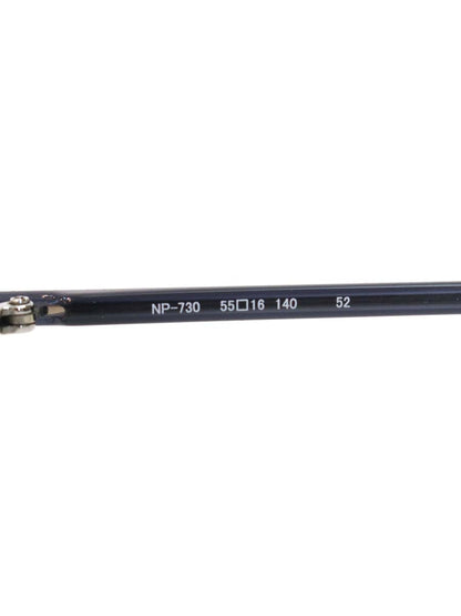 フォーナインズ NP-730 メガネ ネイビー スクエア セルフレーム  逆Rヒンジ ITFDZJNJRHCP