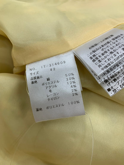 エムズグレイシー 314609 ジャケット 42 イエロー ツイード ITXSX2CL8SW8
