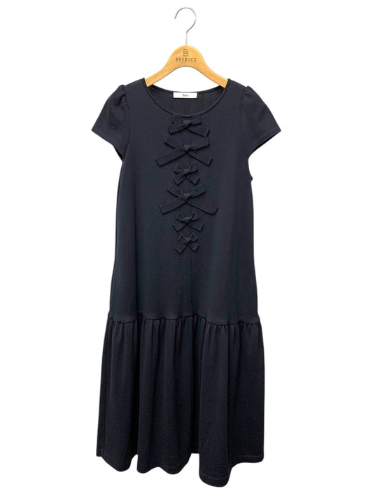 ルネ 6222380 ワンピース 34 ネイビー リボンモチーフ IT8N1VQ8FM5G