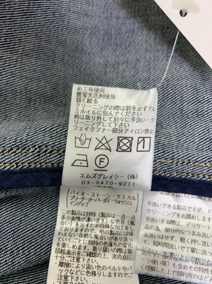 エムズグレイシー 914517 デニムジャケット 36 ネイビー パールボタン ITZKWJP8CKIQ