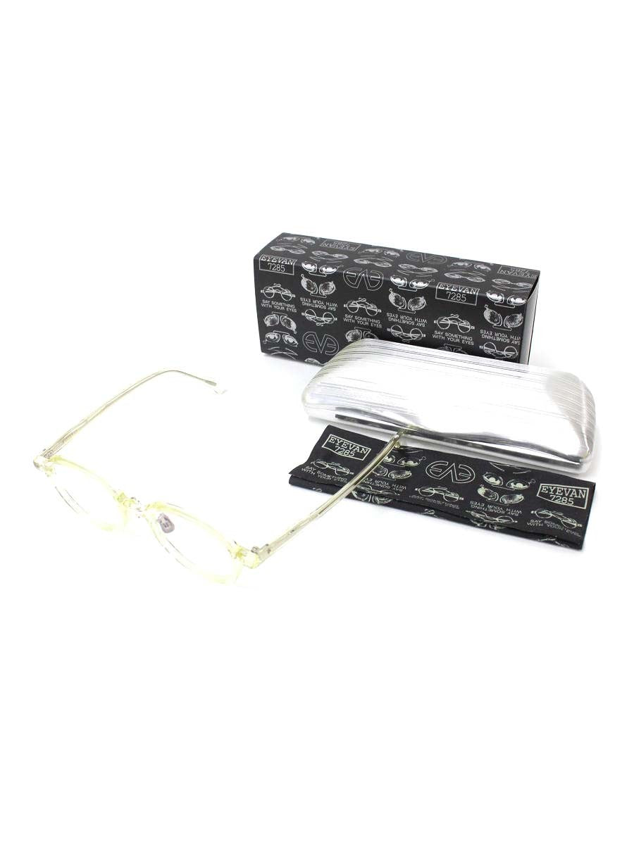アイヴァン7285 366 メガネ 307 クリアイエロー ウェリントン ITD44EVX7XAA 【SALE】
