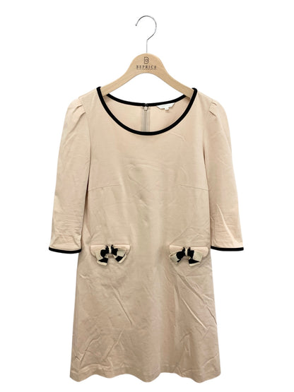 トゥービーシック ワンピース 40 ピンク ニット リボン ITS920RXQJMY 【SALE】