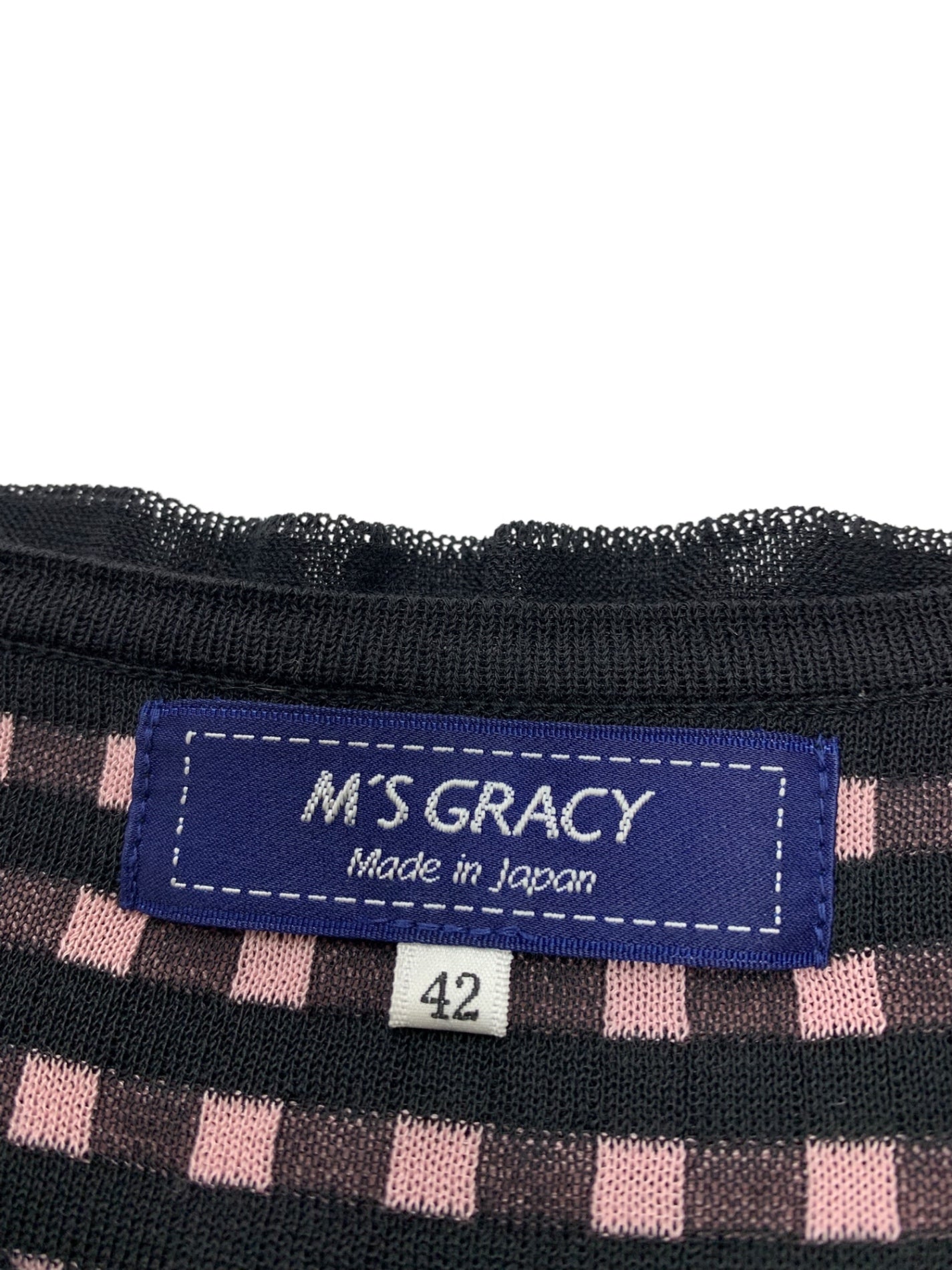 エムズグレイシー 218504 カーディガン 42 ブラック ニット | 中古