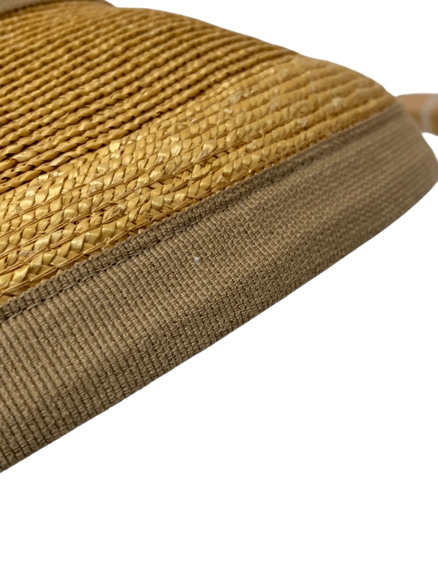 フォクシーブティック ストローハット ベージュ リボン IT49G0H0EIIQ