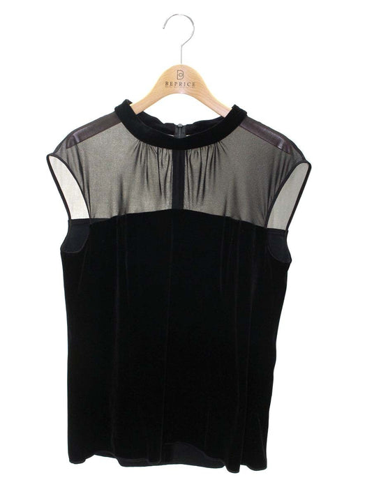 ベロアノワール by フォクシーニューヨーク ベロアトップ ヴァネッサ 40420 トップス 42 ブラック ITFH6BPOLTGR