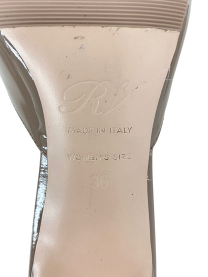 ロジェヴィヴィエ トランペット パテントレザー ミュール RVW74839190D1PC415 36 グレージュ ITTYSATRRS3K 【SALE】