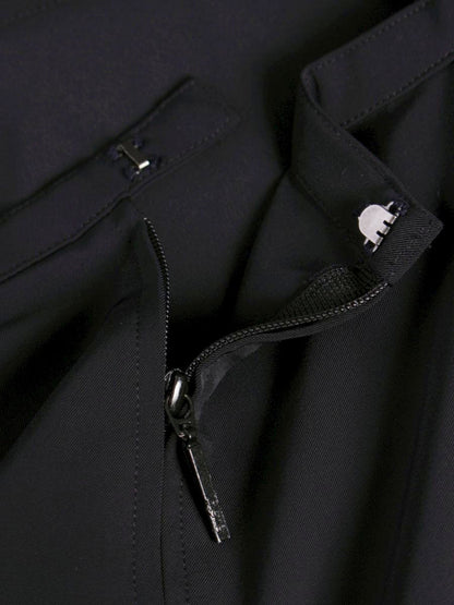 ルネ 5224090 スカート 36 ネイビー フレア IT90ZQTDFGGP