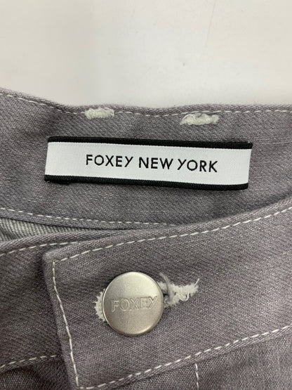 フォクシーニューヨーク Denim Wide Pants 40375 デニムパンツ 38 グレー IT71G1V8Z7U6